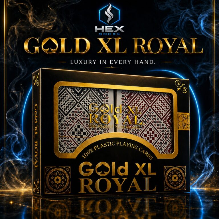 ورق لعب ملكي ذهبي XL