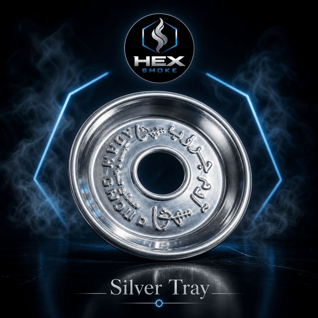 صينية فضة لأرجيلة Hex Smoke