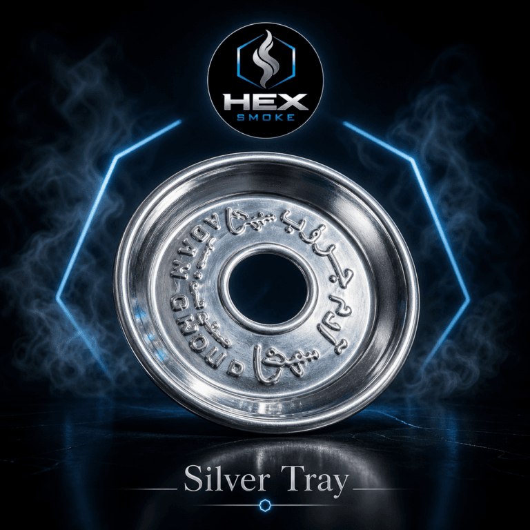 صينية فضة لأرجيلة Hex Smoke