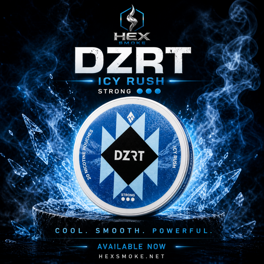 DZRT ICY RUSH نيكوتين بودز بوش قوي