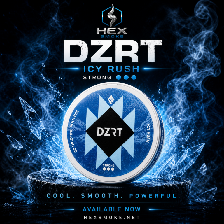 DZRT ICY RUSH نيكوتين بودز بوش قوي