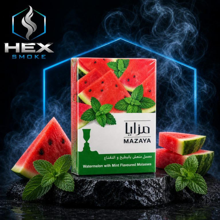 معسل مزايا بنكهة البطيخ والنعناع