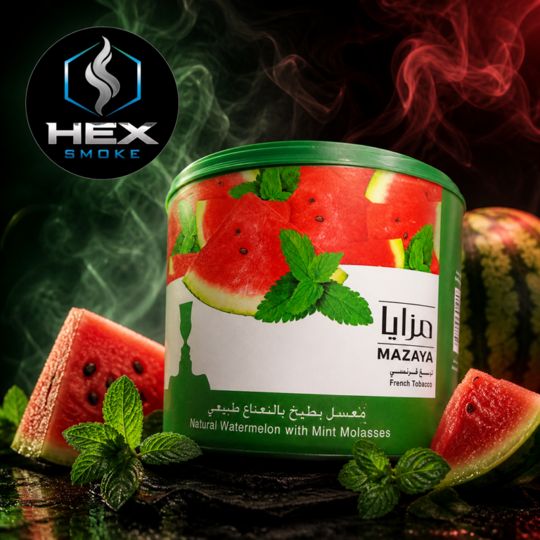 معسل مزايا بنكهة البطيخ بالنعناع