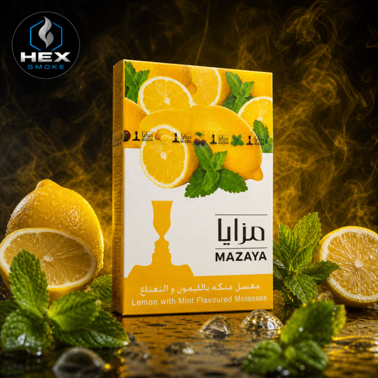 معسل مزايا بنكهة الليمون والنعناع