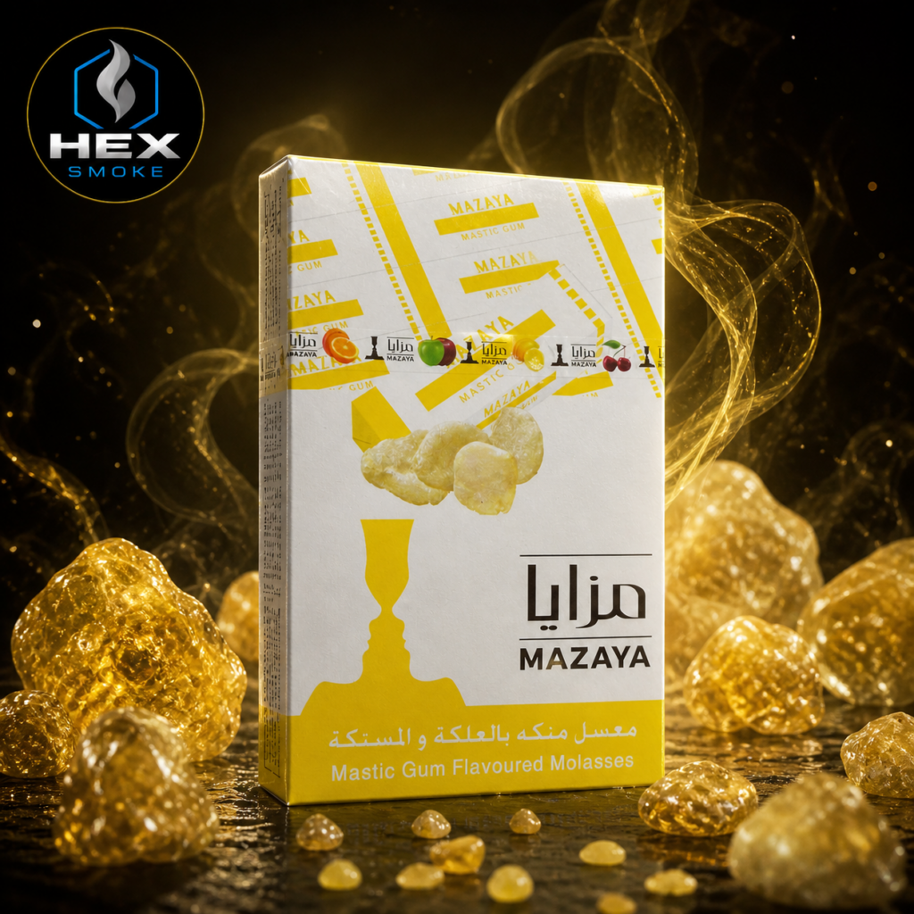 معسل مزايا بنكهة العلكة والمستكة