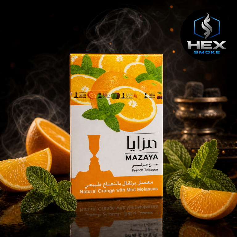 معسل مازايا برتقال بالنعناع