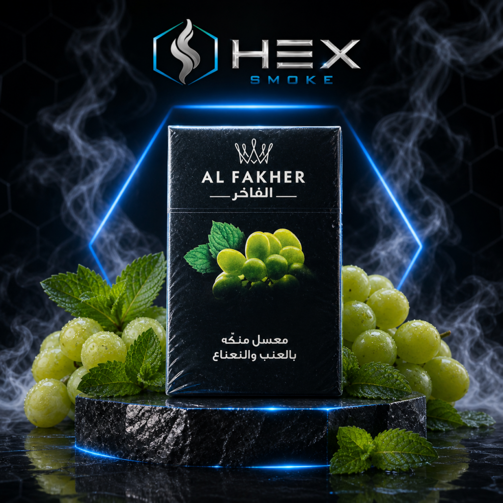 معسل عنب بالنعناع من ألفاخر